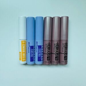 Maybelline New 6 Piece Mascara Makeup Bundle